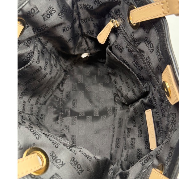 Michael Kors Black Leather Tote Bag Gold Hardware soft S 16. 38T6YTTT8L - Picture 13 of 16